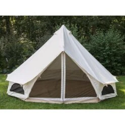 Tente Tipii 500 Canvas - Tipi 10 Pers. - 500 X 500 Cm X 300 Cm -Camping Randonnée Magasin tente tipii 500 canvas tipi 10 pers 500 x 500 cm x 300 cm 2
