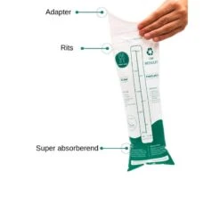 Toilette D'urgence Jonhy Wee, 3 Pièces -Camping Randonnée Magasin toilette durgence jonhy wee 3 pieces 3