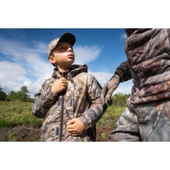 VESTE CHASSE CHAUDE ET IMPERMÉABLE SIBIR 300 JUNIOR CAMOUFLAGE KAMO-BR 5 VESTE CHASSE CHAUDE ET IMPERMÉABLE SIBIR 300 JUNIOR CAMOUFLAGE KAMO-BR -Camping Randonnée Magasin veste chasse chaude et impermeable sibir 300 junior camouflage kamo br 3