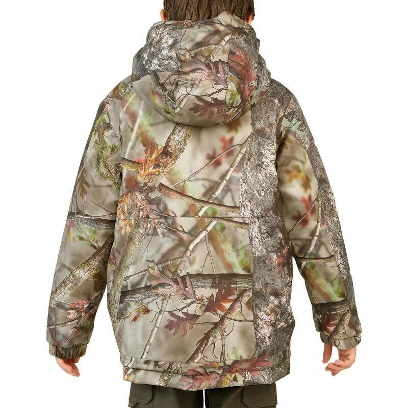 VESTE CHASSE CHAUDE ET IMPERMÉABLE SIBIR 300 JUNIOR CAMOUFLAGE KAMO-BR VESTE CHASSE CHAUDE ET IMPERMÉABLE SIBIR 300 JUNIOR CAMOUFLAGE KAMO-BR -Camping Randonnée Magasin veste chasse chaude et impermeable sibir 300 junior camouflage kamo br 4