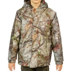 VESTE CHASSE CHAUDE ET IMPERMÉABLE SIBIR 300 JUNIOR CAMOUFLAGE KAMO-BR 7 VESTE CHASSE CHAUDE ET IMPERMÉABLE SIBIR 300 JUNIOR CAMOUFLAGE KAMO-BR -Camping Randonnée Magasin veste chasse chaude et impermeable sibir 300 junior camouflage kamo br 5
