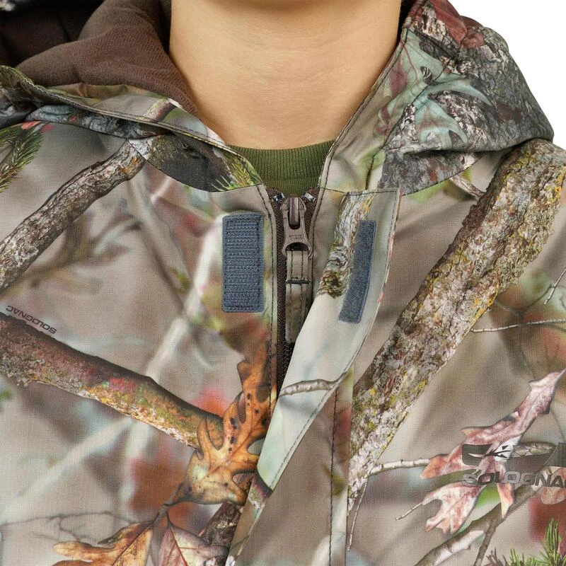 VESTE CHASSE CHAUDE ET IMPERMÉABLE SIBIR 300 JUNIOR CAMOUFLAGE KAMO-BR VESTE CHASSE CHAUDE ET IMPERMÉABLE SIBIR 300 JUNIOR CAMOUFLAGE KAMO-BR -Camping Randonnée Magasin veste chasse chaude et impermeable sibir 300 junior camouflage kamo br 6