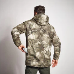 VESTE CHASSE CHAUDE IMPERMÉABLE 100 TREEMETIC -Camping Randonnée Magasin veste chasse chaude impermeable 100 treemetic 5