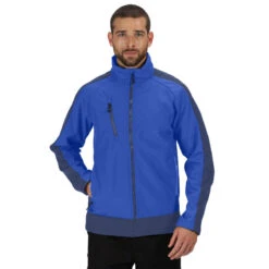 Regatta Veste CONTRAST Hommes (Bleu Clair / Bleu Nuit) -Camping Randonnée Magasin veste contrast hommes bleu clair bleu nuit 2