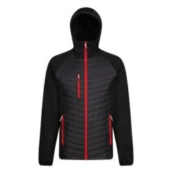 Regatta Veste Hybride NAVIGATE Homme (Noir / Rouge Classique)