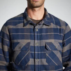 VESTE MOUTONNÉE TYPE SURCHEMISE 500 BLEU -Camping Randonnée Magasin veste moutonnee type surchemise 500 bleu 9