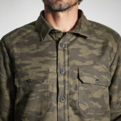 VESTE MOUTONNÉE TYPE SURCHEMISE 500 CAMO -Camping Randonnée Magasin veste moutonnee type surchemise 500 camo 6
