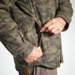 VESTE MOUTONNÉE TYPE SURCHEMISE 500 CAMO -Camping Randonnée Magasin veste moutonnee type surchemise 500 camo 9