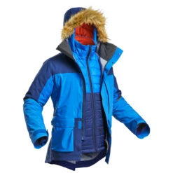 Veste Parka 3 En 1 Imperméable Modulaire De Trek - ARCTIC 900 - Homme -Camping Randonnée Magasin veste parka 3 en 1 impermeable modulaire de trek arctic 900 homme 1