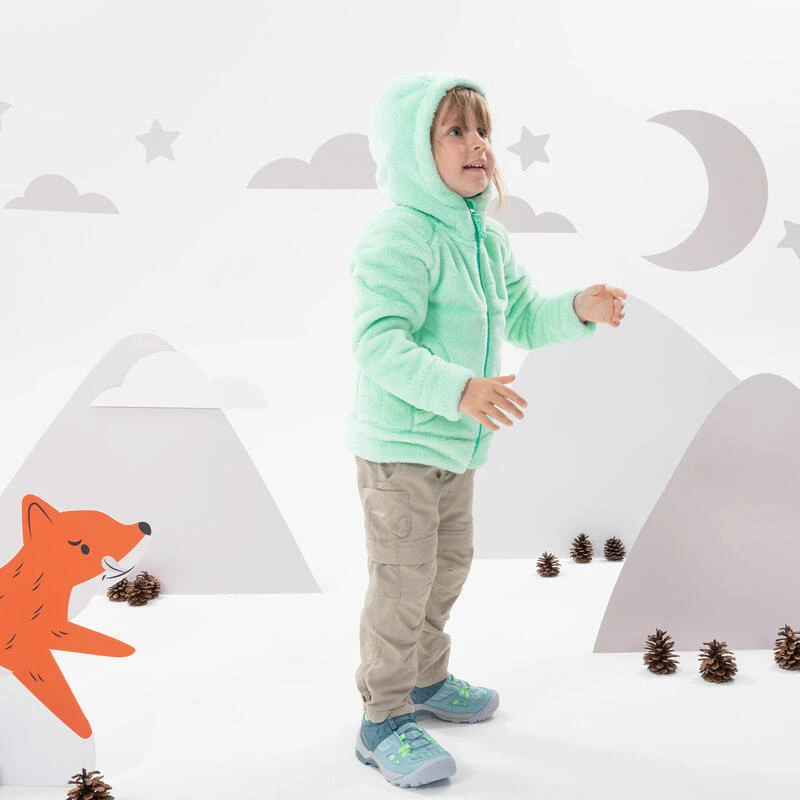 Veste polaire chaude de randonnée - MH500 turquoise - enfant 2- 6 ans Quechua Veste Polaire Chaude De Randonnée - MH500 Turquoise - Enfant 2- 6 Ans -Camping Randonnée Magasin veste polaire chaude de randonnee mh500 turquoise enfant 2 6 ans 1