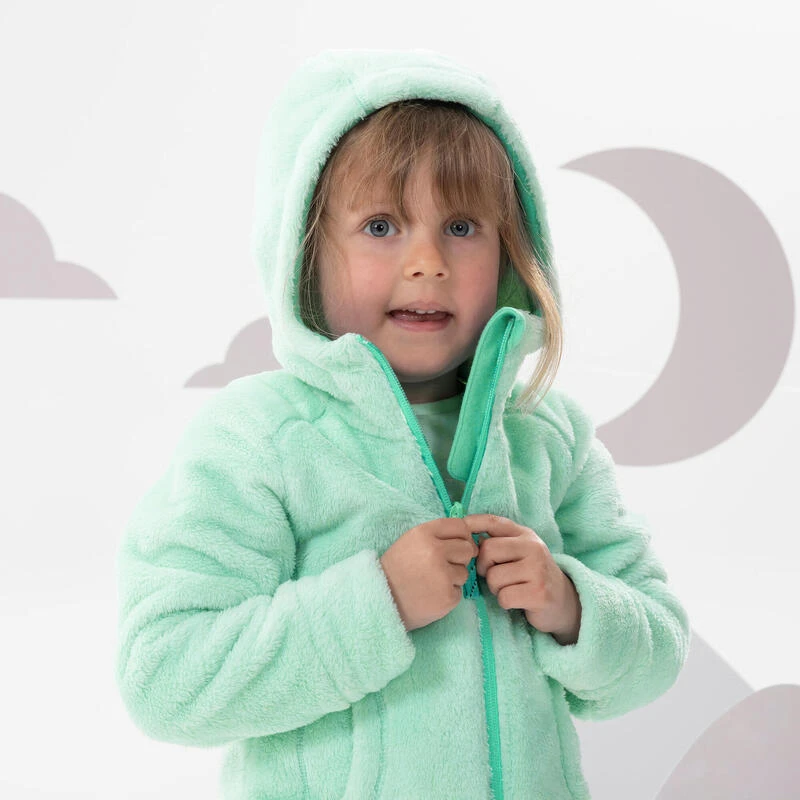 Veste polaire chaude de randonnée - MH500 turquoise - enfant 2- 6 ans Quechua Veste Polaire Chaude De Randonnée - MH500 Turquoise - Enfant 2- 6 Ans -Camping Randonnée Magasin veste polaire chaude de randonnee mh500 turquoise enfant 2 6 ans 3