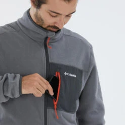 Veste Polaire Columbia Grise De Randonnée Montagne - Homme -Camping Randonnée Magasin veste polaire columbia grise de randonnee montagne homme 3
