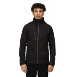 Regatta Veste Softshell NORTHWAY Homme (Noir) -Camping Randonnée Magasin veste softshell northway homme noir 3