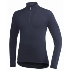 Woolpower Merino Mid Layer Zip Turtleneck 400 - Marine Foncé -Camping Randonnée Magasin woolpower merino mid layer zip turtleneck 400 marine fonce 4